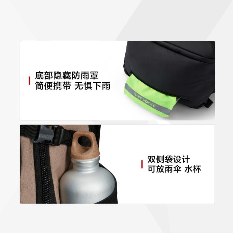 新秀丽 【商务通勤】双肩包男大容量差旅外出通勤电脑背包KQ9