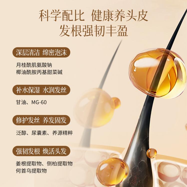 植物主义 生姜洗发水控油蓬松去屑防断发洗发水固发洗头膏