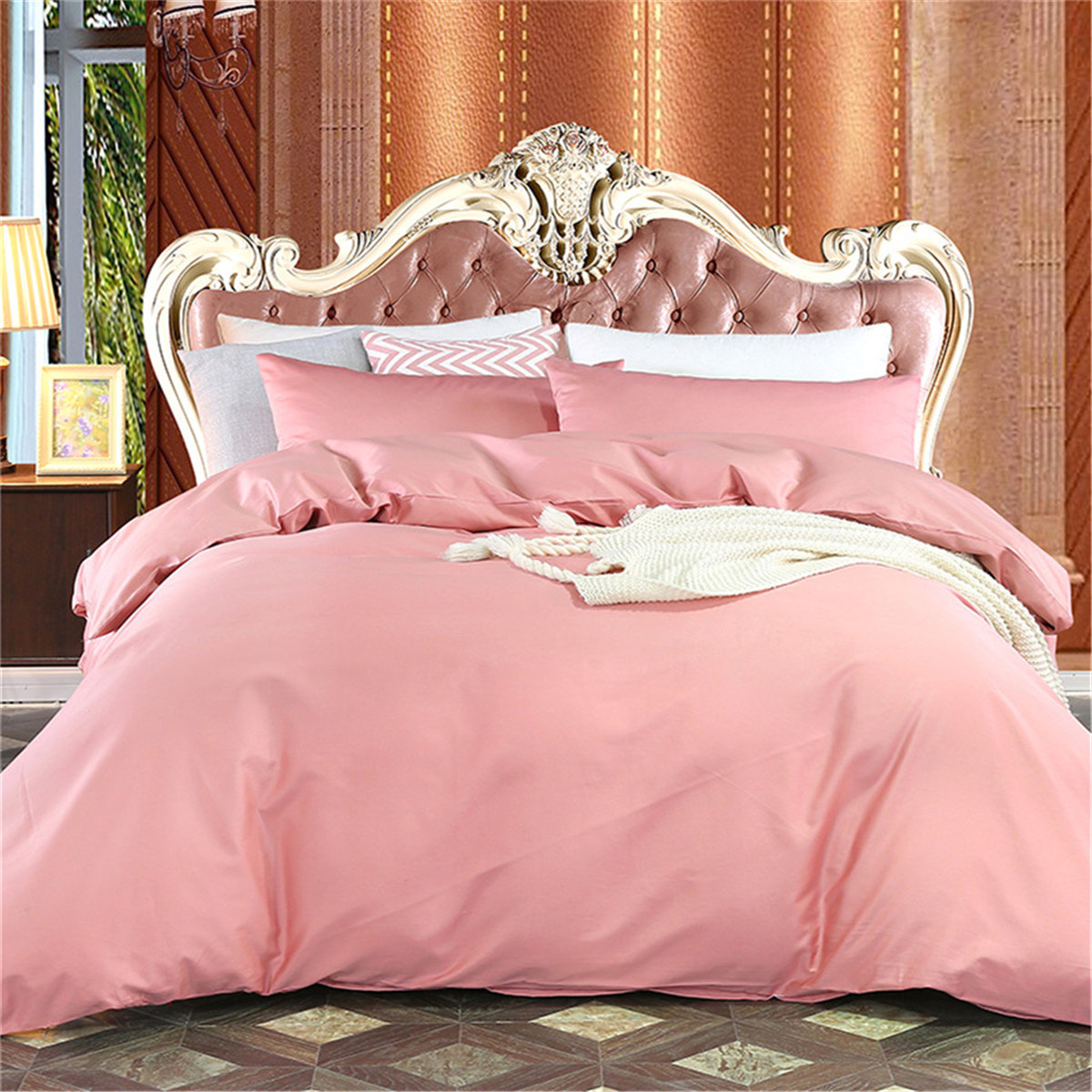 梦特娇家纺专卖店 【直降】梦特娇纯棉100支长绒棉四件套全棉贡缎床单