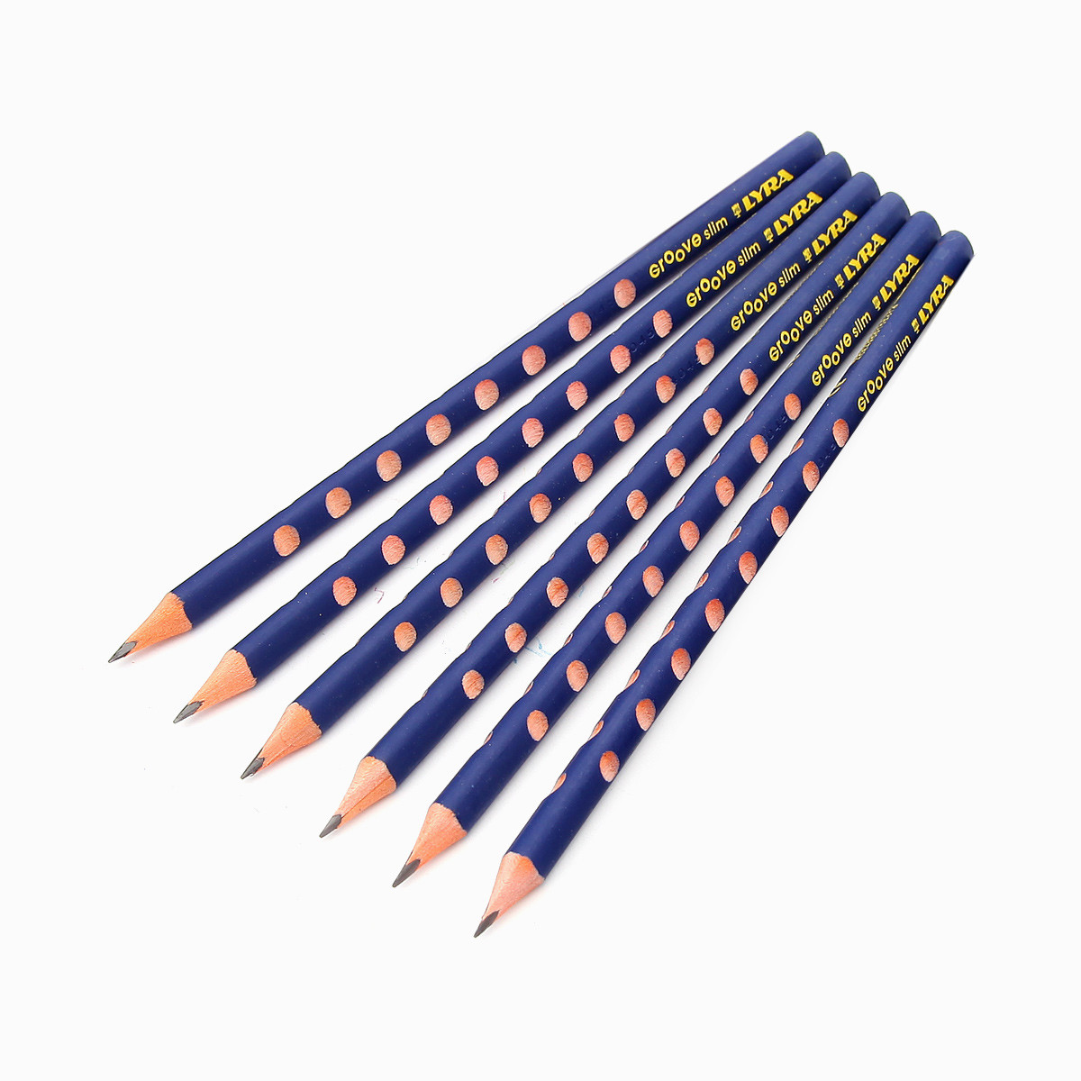 齐多11.11 更超值德国进口艺雅lyra黑芯铅笔6支吸卡装 groove slim 细