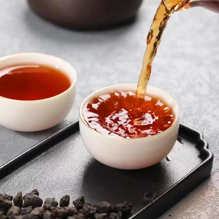 如意韵 糯米香碎银子  普洱茶熟茶云南古树10年熟普茶化石礼盒装送礼茶叶