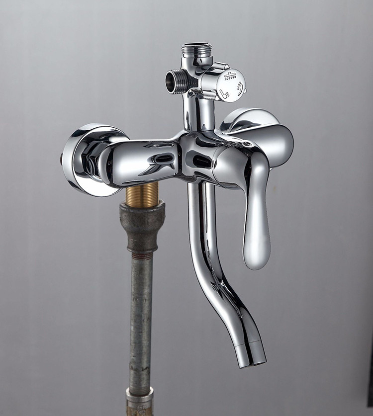 铜主体三档花洒淋浴器套装冷热室混水阀浴