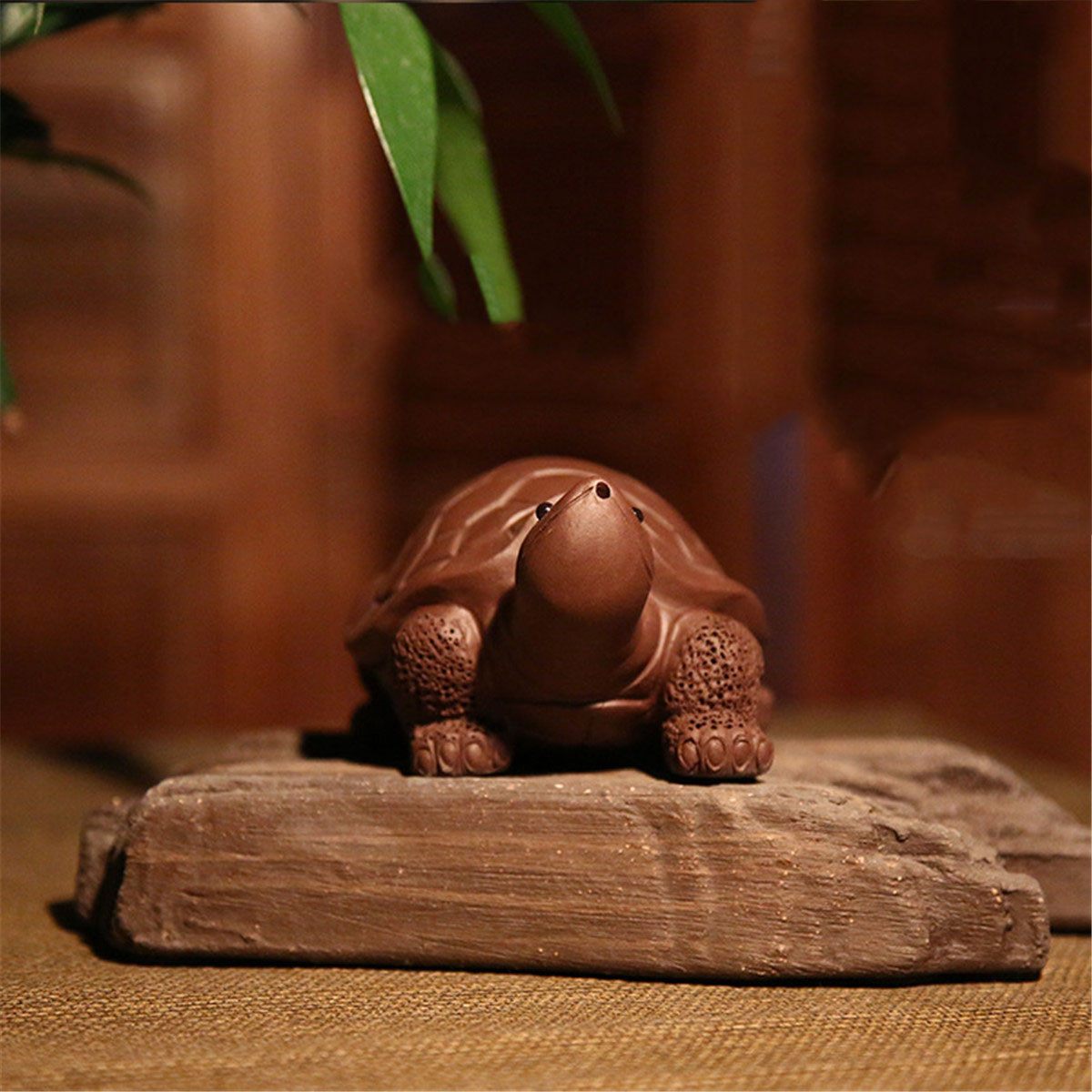 长寿龟紫砂茶宠 陶瓷摆件乌龟茶玩
