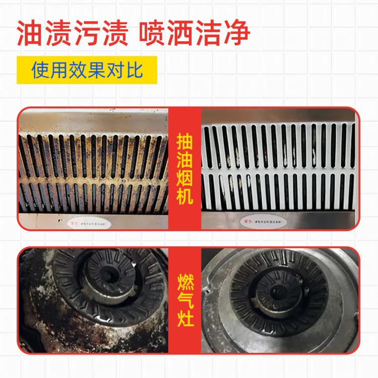 CHANTE CLAIR 大公鸡管家3瓶装意大利油烟机清洗厨房橱柜重油污多功能清洁剂