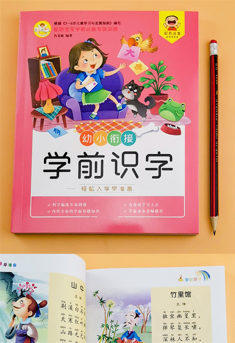 幼儿童识字认字宝宝早教启蒙练字幼儿园基础写字教材0-6岁宝宝