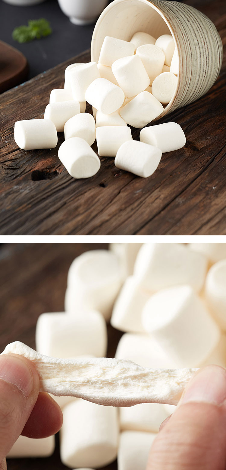 棉花糖烘焙雪花酥专用原材料家用白色自制diy做牛轧糖材料