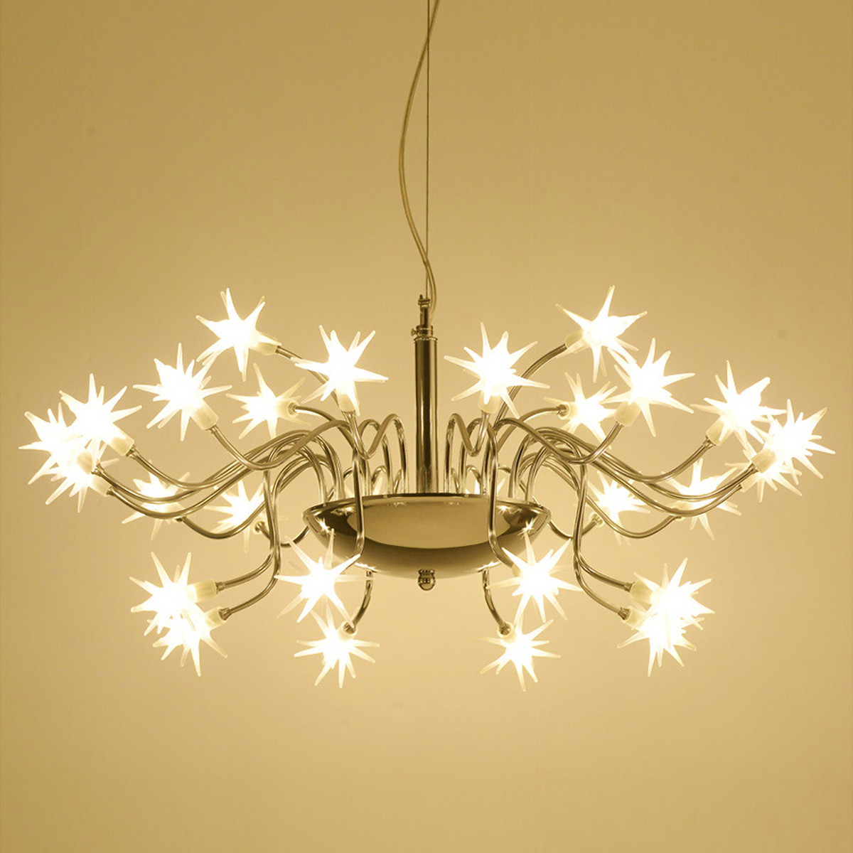 萤火虫吊灯北欧风格ins网红现代简约客厅灯具创意个性餐厅卧室