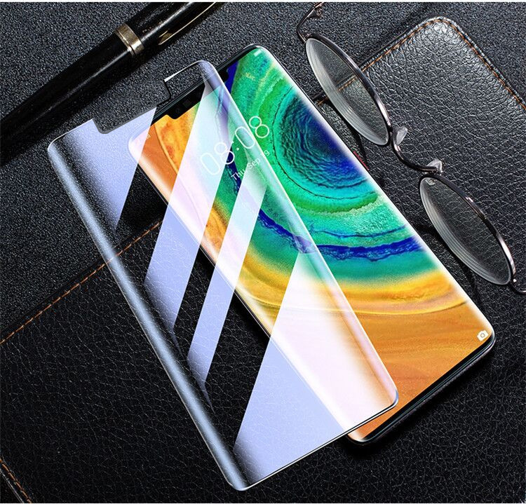 华为mate30钢化膜mate30pro曲面全玻璃防摔手机膜