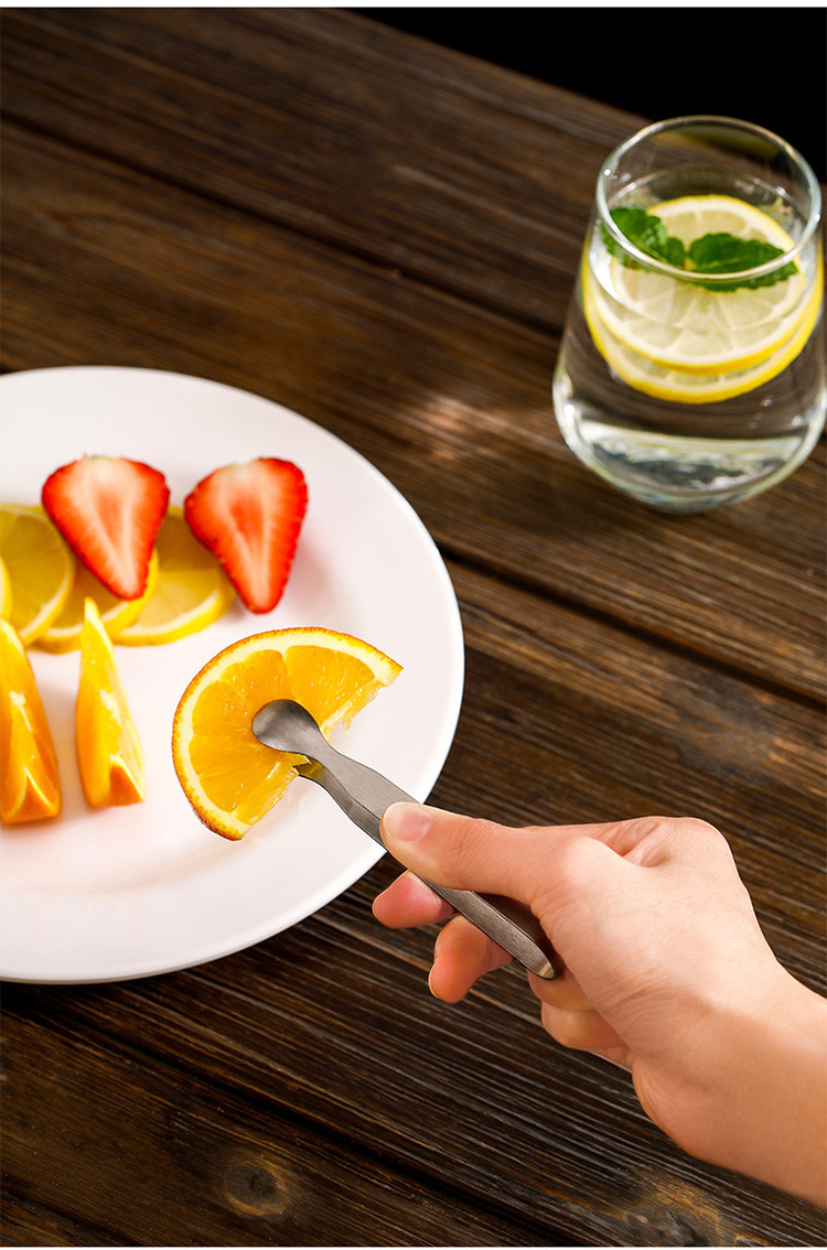 不锈钢冰夹 加厚多用取冰夹冰块冰格水果方糖夹子小烧烤夹