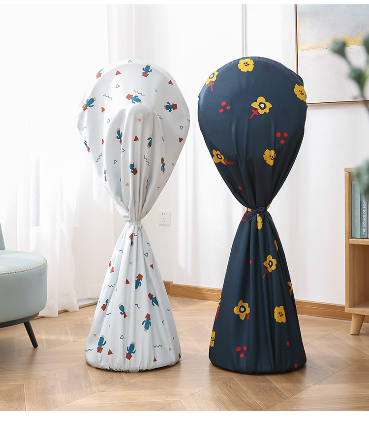 风扇保护罩家用立式防护罩圆形防尘罩通用全包网罩子落地式电扇罩