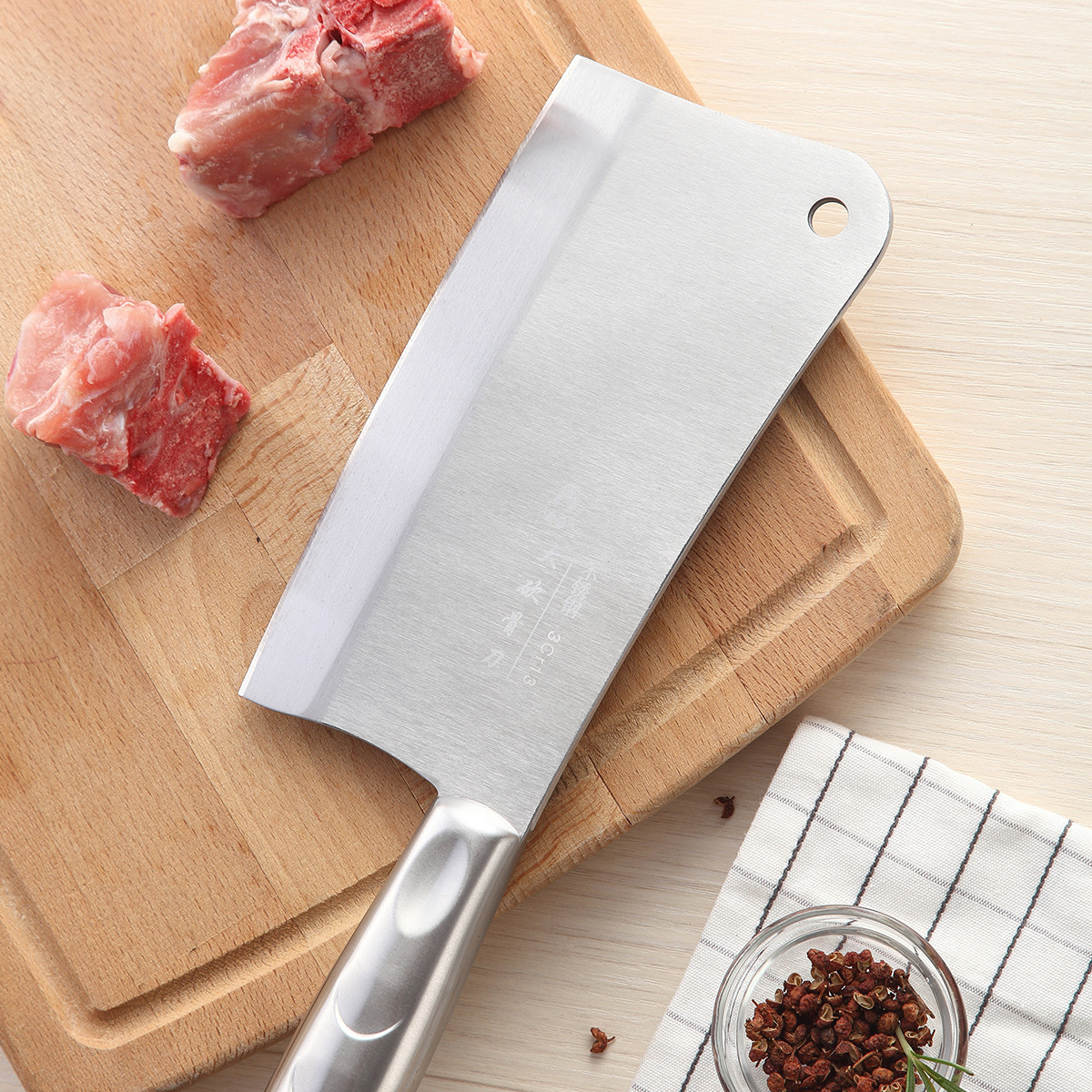 巧媳妇菜刀不锈钢切片刀家用厨房刀具切肉砍骨刀锋利快刀阳江刀具