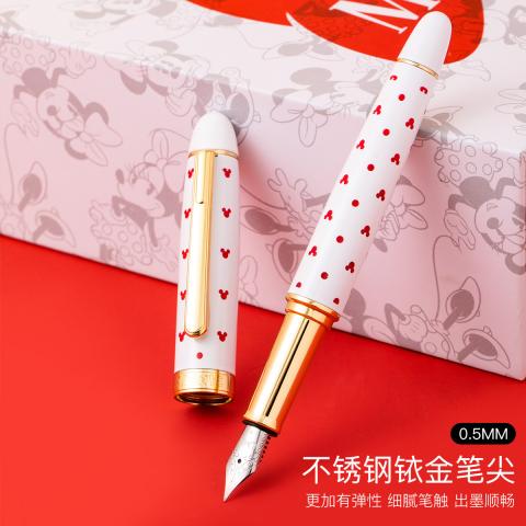 迪士尼 钢笔礼盒小学生生日礼物吸墨可替换墨囊练字硬笔书法笔文具套装 图片 3