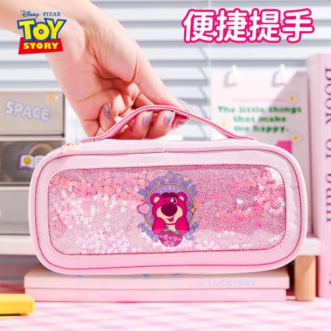 迪士尼 儿童笔袋铅笔盒小学生女生上学专用笔袋初中大容量多层笔袋文具盒 图片 5