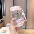 HELLOKITTY 三丽鸥正版授权水杯女生高颜值便携耐高温防爆玻璃杯办公室喝水杯