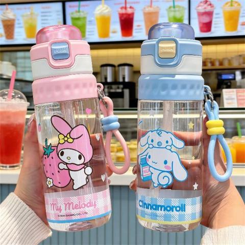 HELLOKITTY [清凉夏季]26新款三丽鸥正版授权大容量儿童水杯学生上学喷雾杯子 图片 4