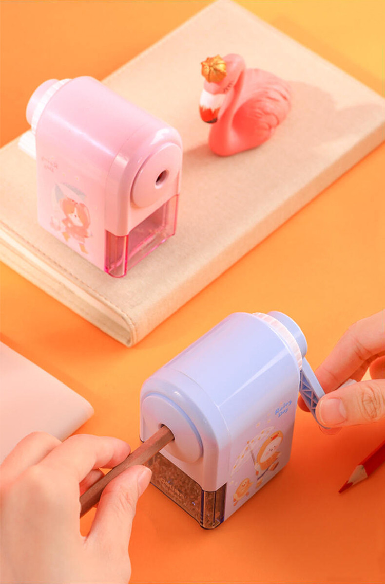 削笔机自动进笔手摇卷笔刀学生卡通卷笔器削笔器铅笔刀手动转笔刀