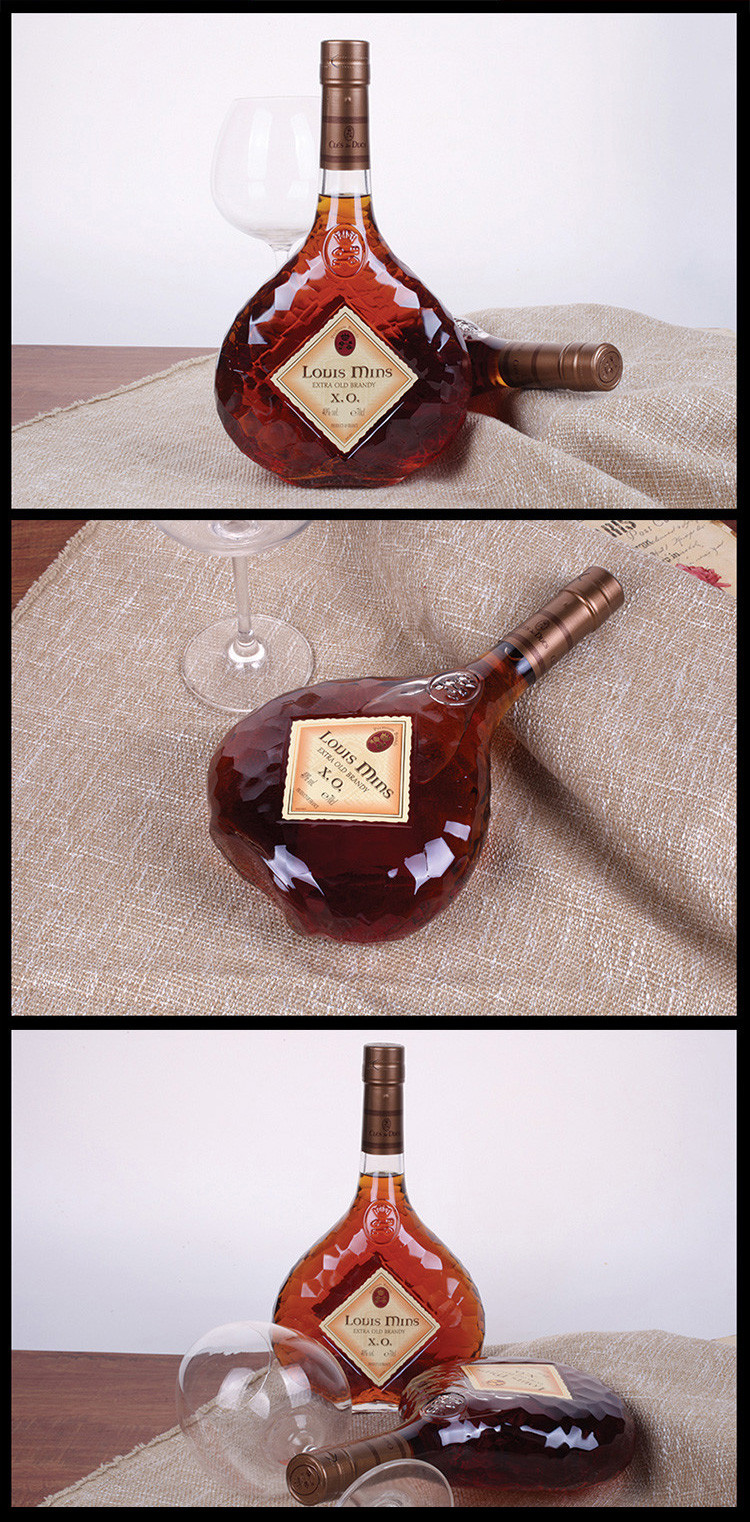 法国原瓶进口路易名仕xo白兰地700ml单支装