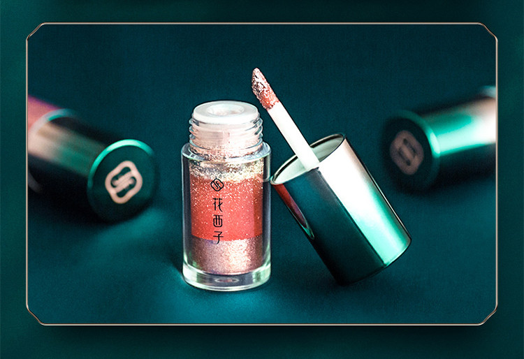花西子洛花瑶池液体眼影/单色防水初学者女卧蚕珠光持久显色提亮