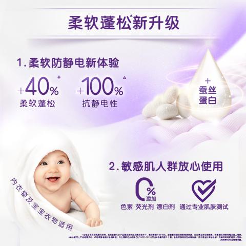 金纺 【超值囤货 持久留香】金纺清香柔软防静电柔顺剂8kg 图片 5