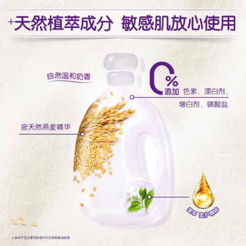 金纺 【护衣防静电】金纺花香衣物柔顺剂2.5kg*2香香软软防静电 图片 3