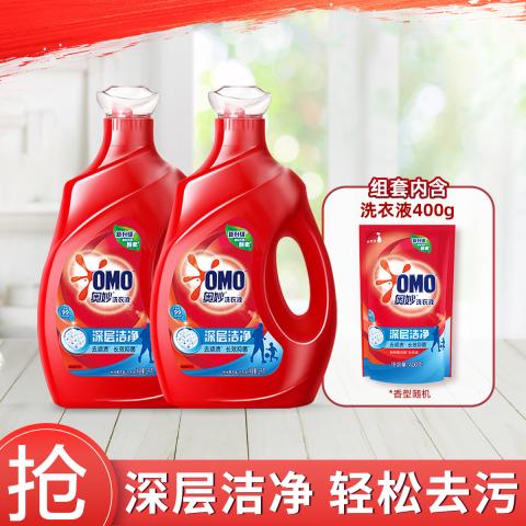 奥妙 【99%污渍 一冲即净】奥妙除菌除螨/深层洁净洗衣液3kg/瓶 图片 1