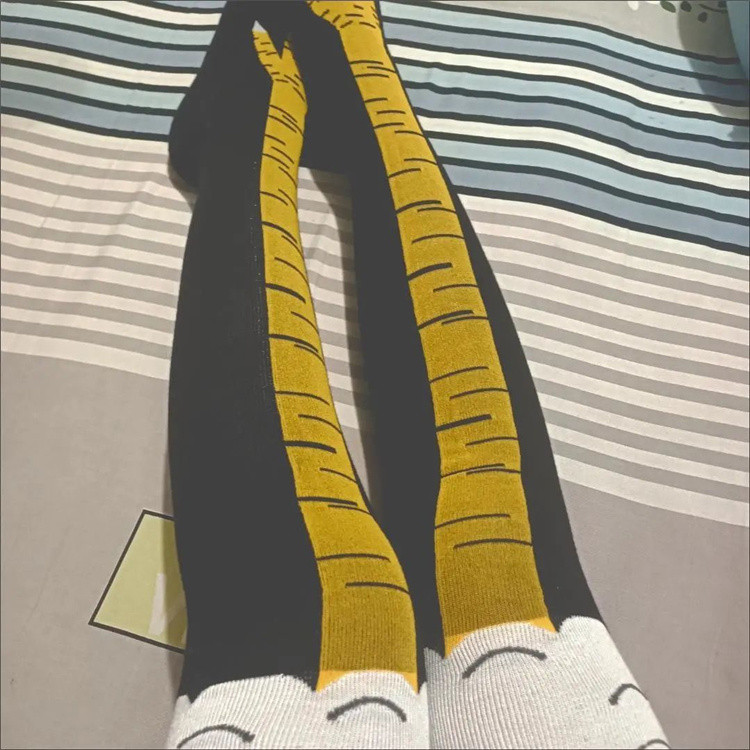 鸡爪袜搞笑个性鸡爪袜逼真鸡脚袜3d袜子生日礼物瑜伽袜