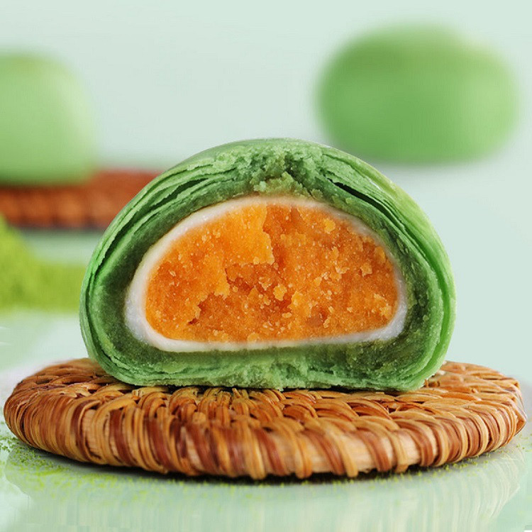 其妙抹茶蛋黄酥雪媚娘好吃的零食充饥夜宵美食小吃休闲食品排行榜