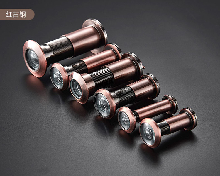 卡贝防盗门猫眼门镜家用老式通用高清监控防撬普通带后盖可视猫眼