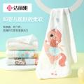 洁丽雅 【A类】5条纯棉方巾全棉洗脸小毛巾儿童纱布面巾家用男女宝宝柔软 图片 4