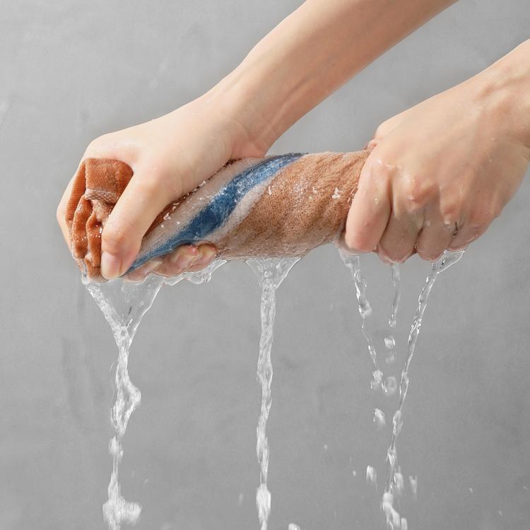 洁丽雅 长绒棉纯棉成人大毛巾全棉时尚条纹洗脸巾不易掉毛吸水加厚