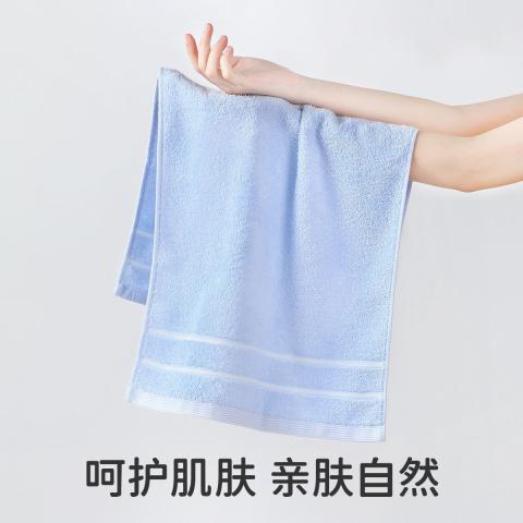 洁丽雅 4条纯棉毛巾家用全棉大毛巾不易掉毛吸水柔软面巾成人洗脸巾 图片 8