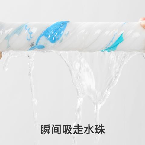 洁丽雅 【5条】婴儿纯棉六层纱布口水巾宝宝毛巾洗脸巾多用小方巾 图片 5