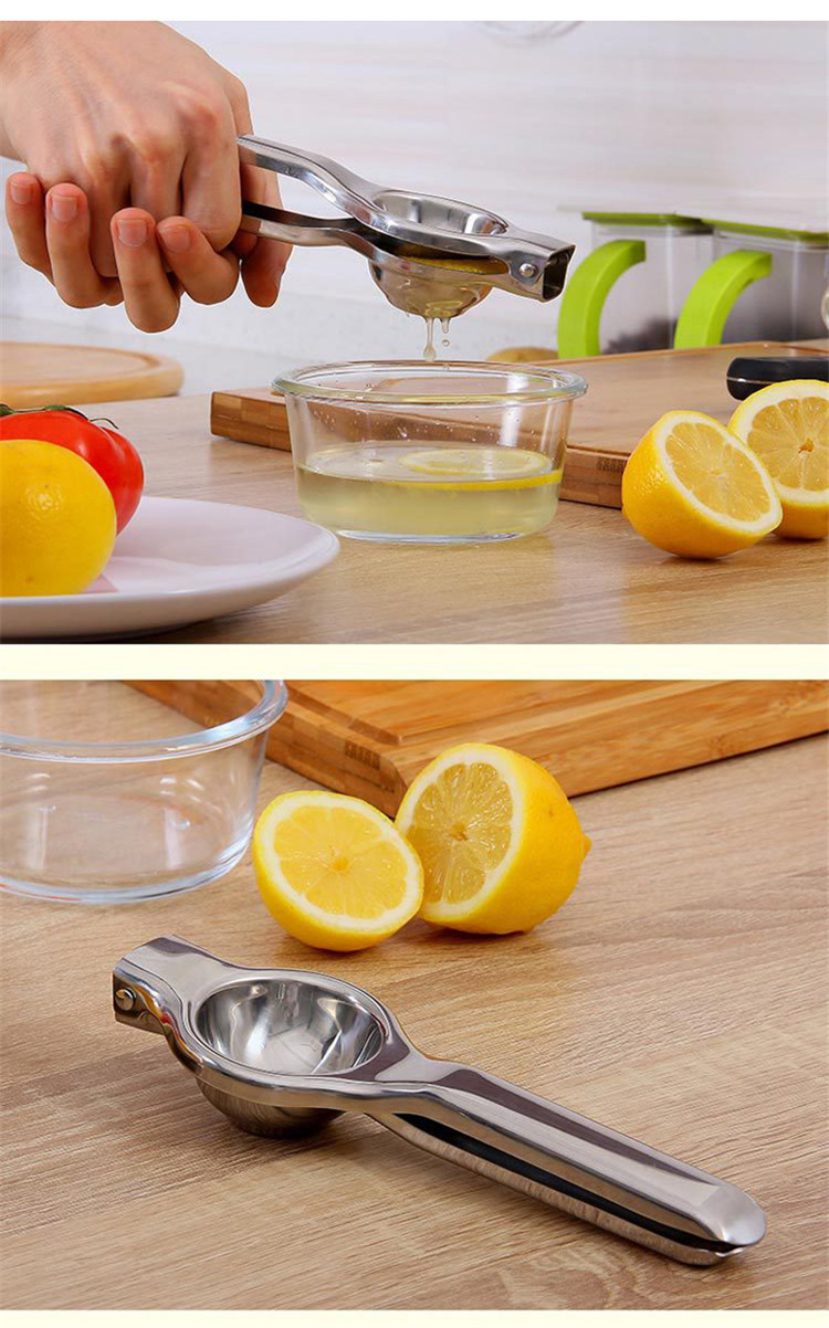 家用小型手动挤压水果神器懒人手工柠檬榨汁器不锈钢手压榨汁机