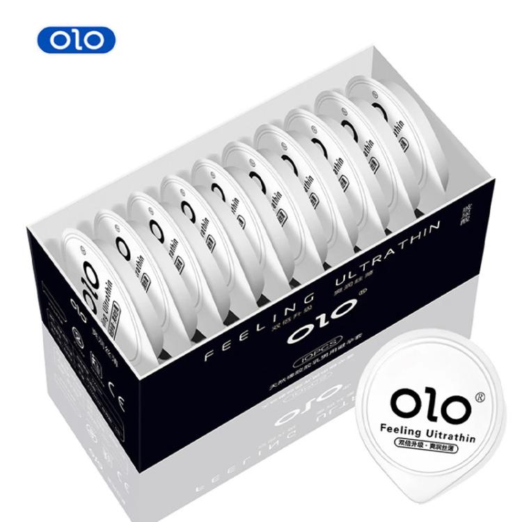 OLO 玻尿酸避孕套男女用超薄0.01润滑安全套001计生性用品byt