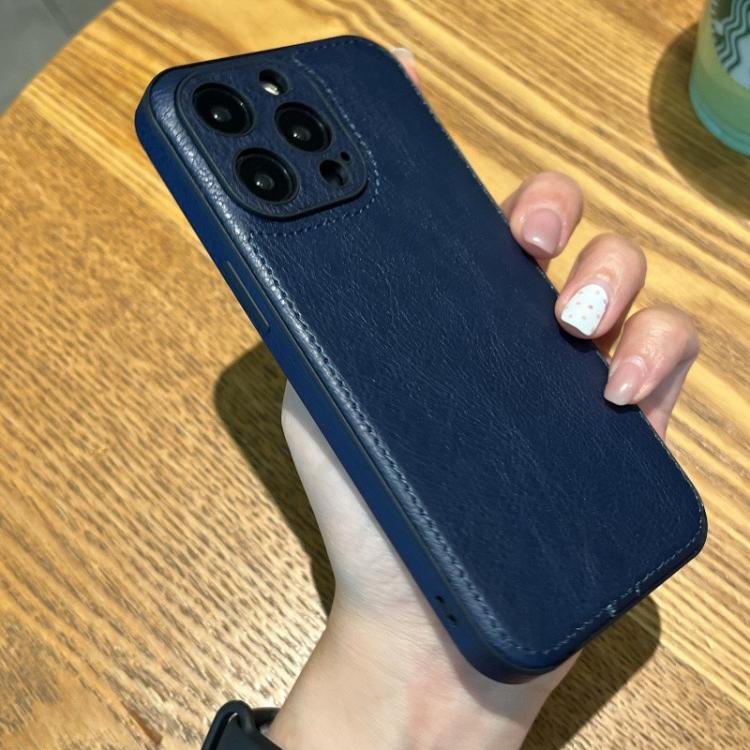 CYKE 皮革适用苹果15ProMax皮纹手机壳16Promax商务iPhone14/13保护套 图 2