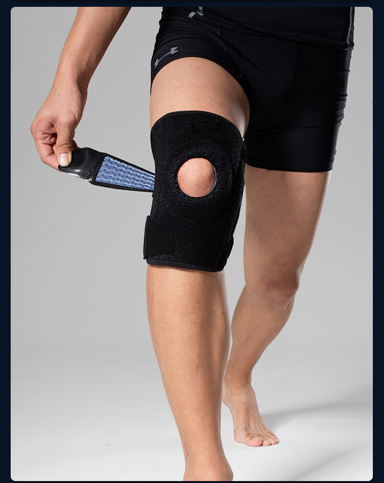 运动护膝固定半月板膝盖十字韧带保护磨损绷带加压防脱秋冬男