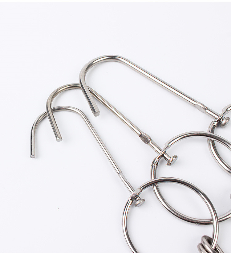 不锈钢吊勾烤鸭鹅鸡腊肉腌肉挂钩双钩商用烧腊环铁烤鸭钩子勾子