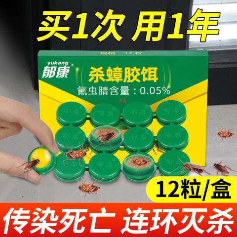 郁康 蟑螂药家用一窝正品饭店全窝餐厅端专用神器强效灭除杀蟑胶饵剂 图片 2