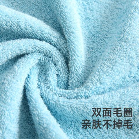 洁丽雅 5条装儿童纯棉毛巾柔软吸水不易掉毛婴儿刺绣面巾全棉洗脸面巾 图片 7