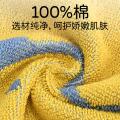 洁丽雅 【100%纯棉】儿童熊猫毛巾全棉卡通洗脸巾童趣小方巾柔软吸水面巾 图片 6