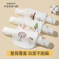 洁丽雅 宝宝纯棉纱布吸汗巾垫背巾幼儿园婴儿隔汗巾干爽透气 图片 1