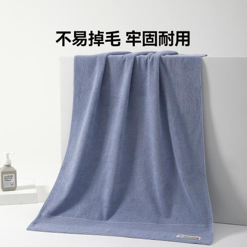 洁丽雅 100%精梳新疆棉浴巾洗澡家用男女柔软亲肤吸水加厚不易掉毛大毛巾 图片 3