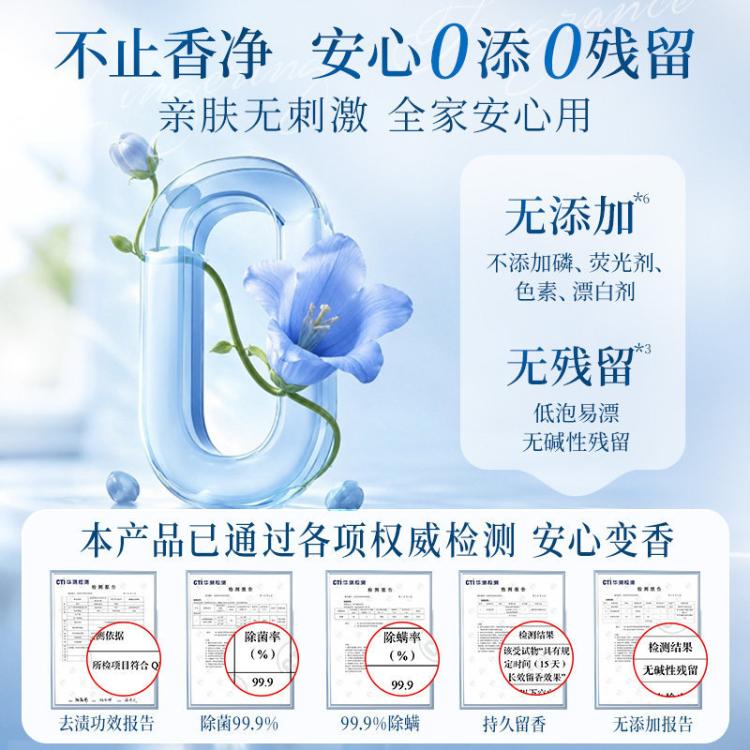 蔬果园 洗衣液家用持久留香洁净去污柔软亲肤护衣低泡易漂易洗补充袋装 图 5