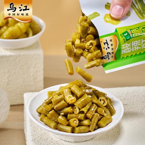 乌江 [20袋]乌江下饭菜30g外婆菜酸菜酸辣海带丝酸辣豇豆组合600g咸菜 图片 6