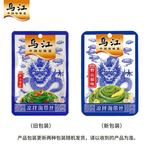 乌江 鲜香味/野山椒味凉拌海带丝50g/70g多规格下饭佐餐开味小菜咸菜 图片 10