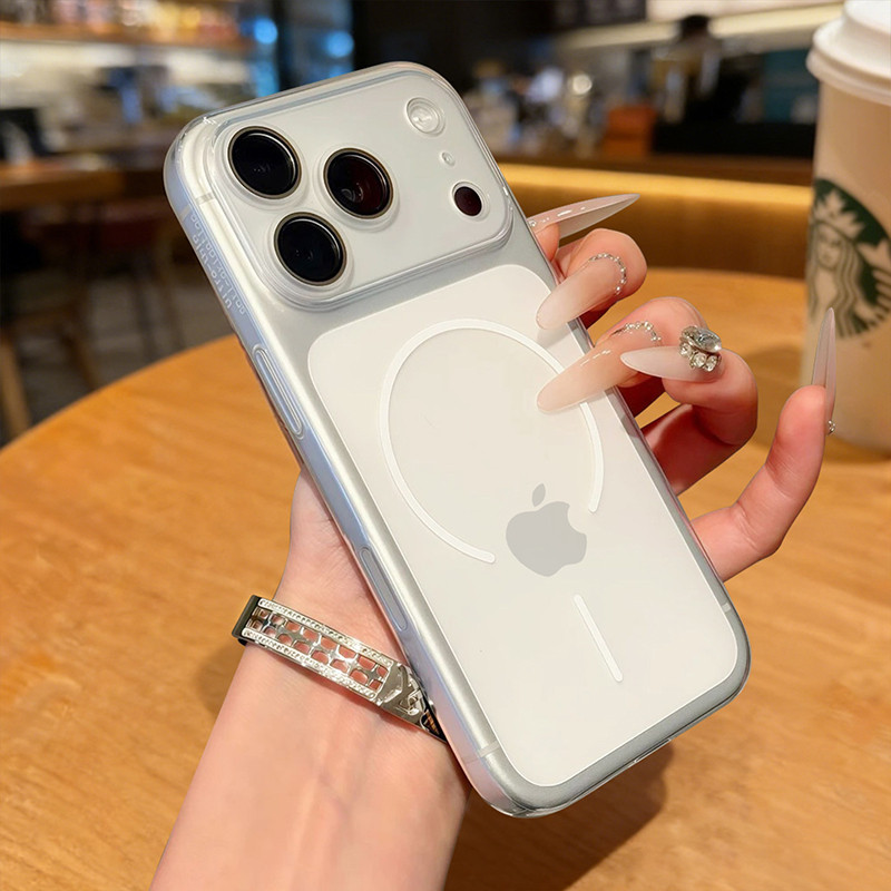 优思顿 适用苹果17promax手机壳iphone17新款17pro防摔磨砂大视窗17套