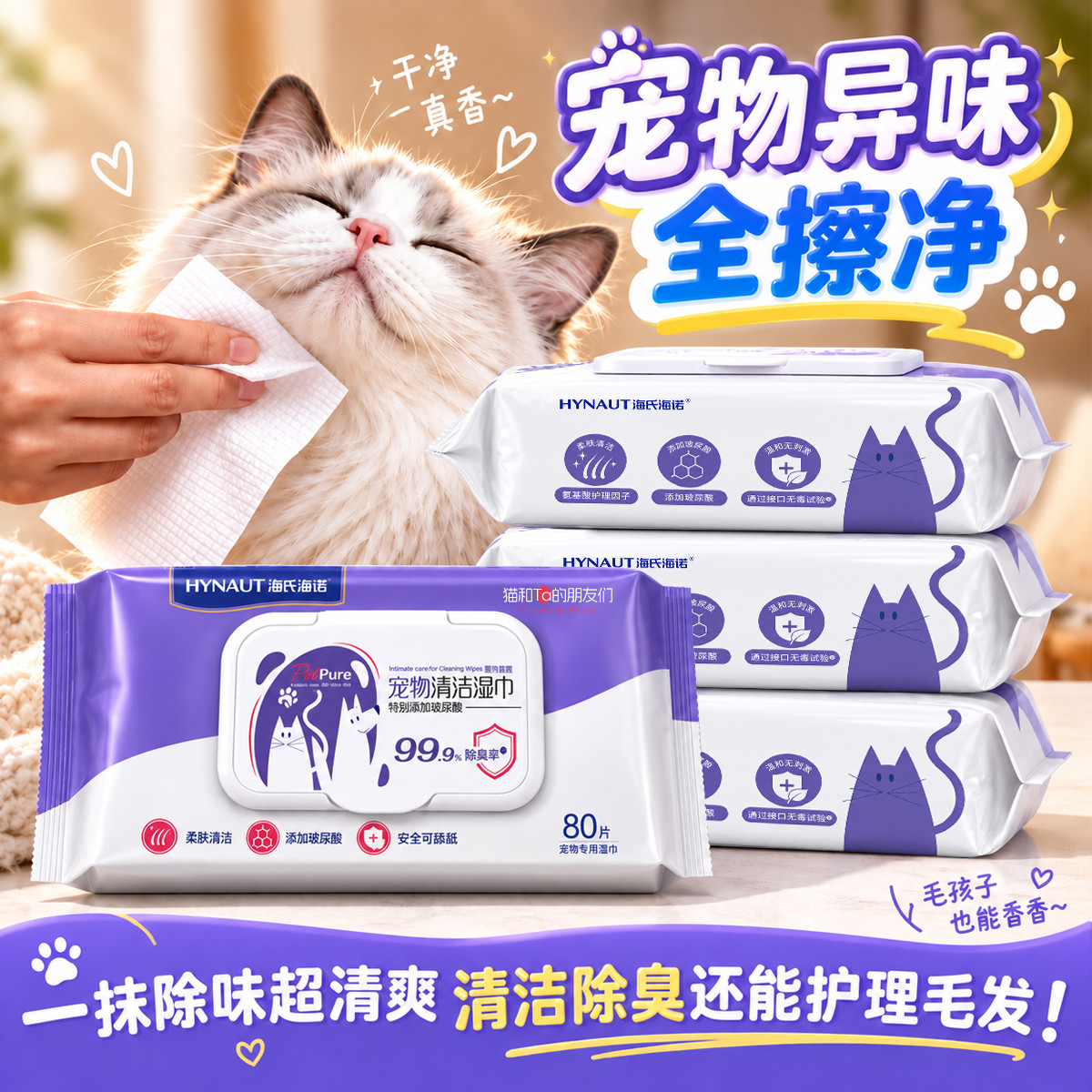 宠物除菌湿巾