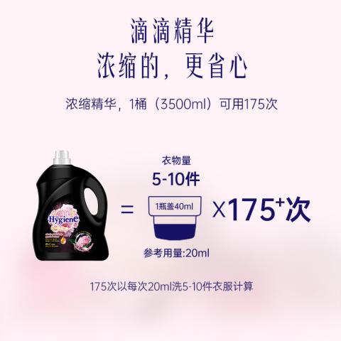 喜净 【爆款芍药盛放】泰国进口hygiene洗衣液柔顺剂洁净护衣持久留香 图片 10