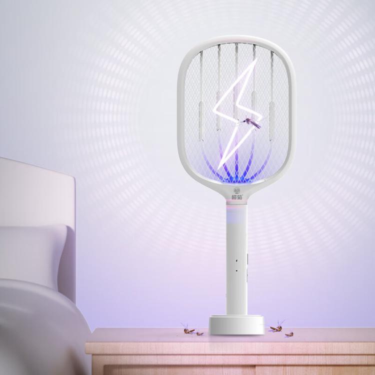 榄菊 电蚊拍充电式家用超强力灭蚊灯二合一诱蚊电蚊子苍蝇驱蚊神器