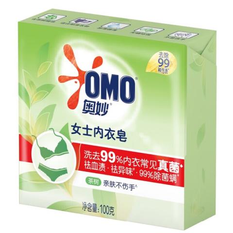 奥妙 【茶树+米粹】女士内衣皂祛血渍茶树精油亲肤温和除菌100g*6块 图片 3